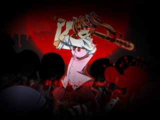 Bloodied bat aya goda yandere - a bloody background free wallpaper
