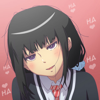 Girl black hair tie pink - a girl free wallpaper