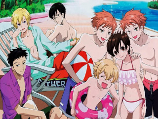 Beach children pool siblings summer - a life preserver free wallpaper