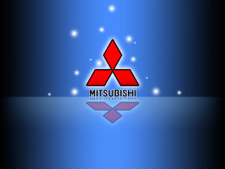 Blue background red black logo - the bottom of the image free wallpaper