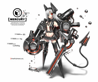 Woman gun mechanical device hand - mechanical free wallpaper