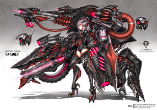 Demonic creature horns head arms - a demonic looking creature free wallpaper