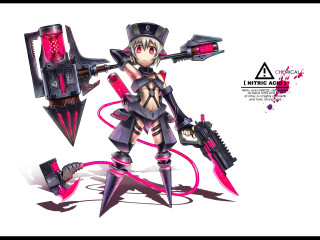 Cartoon character gun machine gun - synchromism free wallpaper