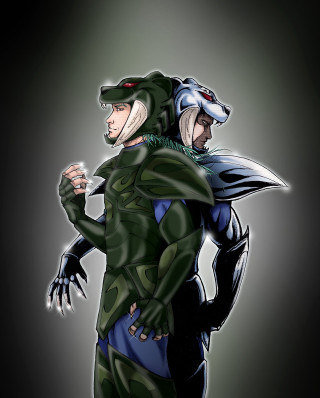 Green suit man and black - adam rex free wallpaper