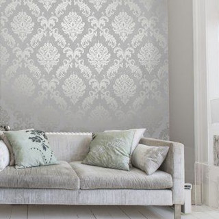 Couch pillows wallpaper window white - a flemish baroque free wallpaper