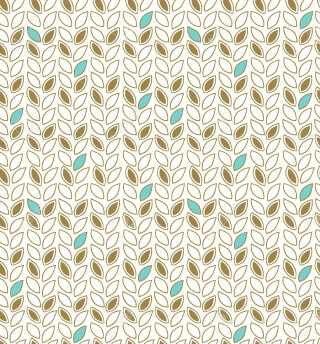 Leaves pattern white background nature - vector art free wallpaper