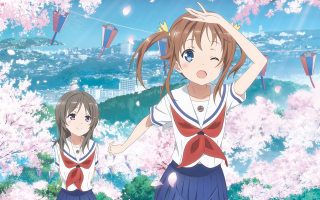 Girls school uniforms pink flowers - school uniform free wallpaper