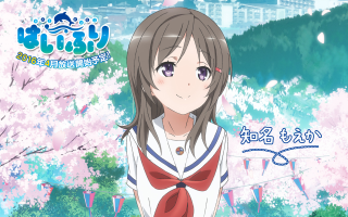 Girl sailor outdoors cherryblossoms wisteria - a girl in a sailor outfit free wallpaper