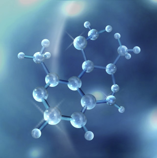 Blue bubbles holography night moon - holography free wallpaper