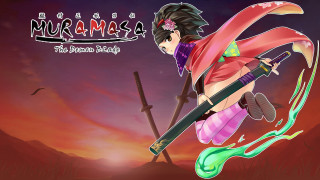Girl sword pink dress flying - sōsaku hanga free wallpaper