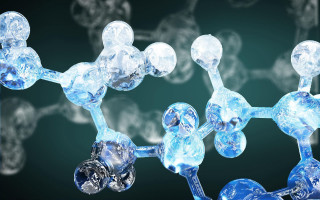 Blue white structure bubbles biopunk - structure free wallpaper