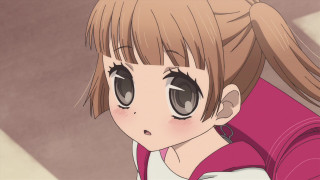 Girl big eyes backpack sad - a sad expression free wallpaper