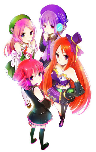 Anime girls group white background 8 - hint of yayoi kasuma free wallpaper