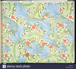 Flower pattern wallpaper border leaves - a wallpaper background free wallpaper