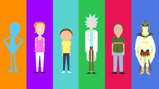 Group colorful background people standing - figurativism free wallpaper