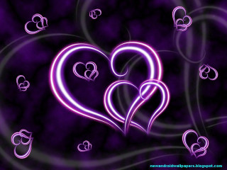 Purple heart pattern background swirl - a purple background free wallpaper