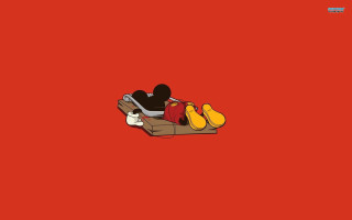 Cartoon character box shoes feet - a box free wallpaper