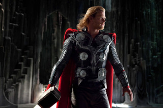 Man thor dark room red - a black suit free wallpaper