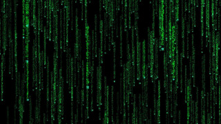 Green background numbers black background - computer graphic free wallpaper
