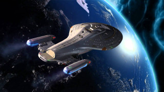 Spaceship flying over earth blue - over the earth free wallpaper