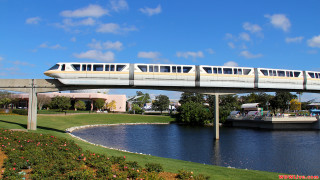 Train bridge river park boat - a train free wallpaper