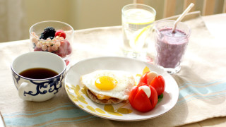 Plate food coffee fruit vegetables - a plate of food free wallpaper