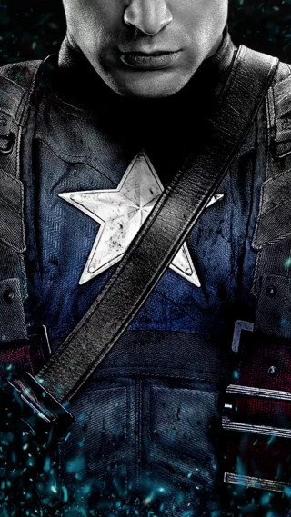Captain america costume man snowflakes - americo makk free wallpaper
