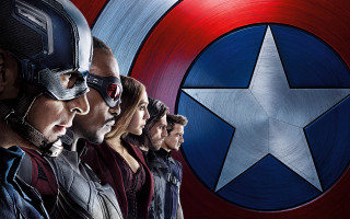 Group people captain america logo - a star free wallpaper for desktop