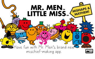 Mr men little miss fun - a group of cartoon characters free wallpaper
