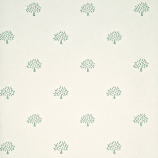 White wall green tree pattern - free forest wallpaper
