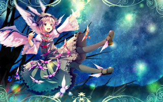 Fairy wings dress flying wand - a fairy free wallpaper