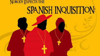 Poster group red yellow outfits - el greco free wallpaper