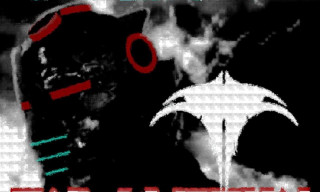 Black white photo red green - neoprimitivism free wallpaper