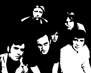 Group people black background white - bauhau free wallpaper