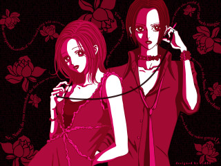 Women phone booth red background - a couple of women free wallpaper