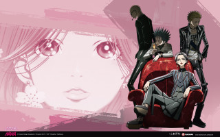 Group people red chair pink - neodada free wallpaper