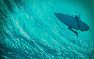 Man wet suit holding surfboard - a wet suit free wallpaper