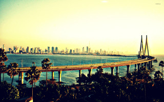 Bridge water city foreground background 4 - don arday free wallpaper