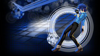 Woman blue outfit walking background - a blue outfit free wallpaper