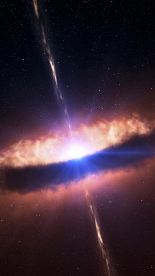 Large object sky bright light 2 - center free wallpaper