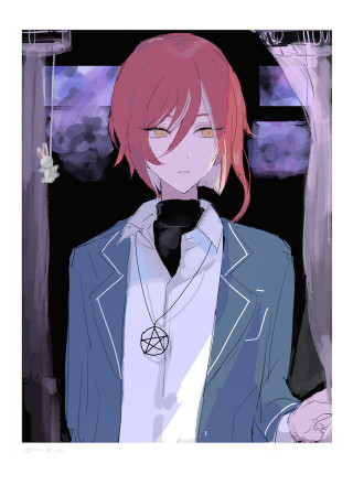 Pink hair blue jacket tarot - tarot card free wallpaper