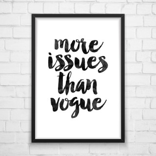 More issues vogue black white - against free wallpaper
