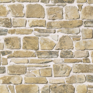 Stone wall brown brick pattern - unreal free wallpaper