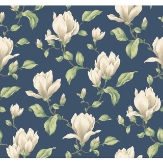 Blue background white flowers green - green leaf free wallpaper
