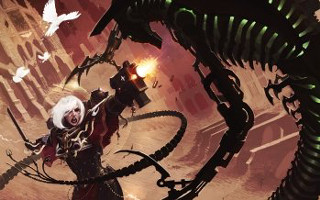 Woman costume gun alien creature - a light saber free wallpaper