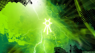 Sci fi symbol lightning forest - a sci free wallpaper