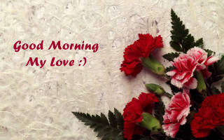 Bouquet good morning my love - my love free wallpaper