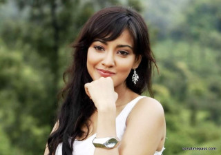 Woman long hair watch posing - a forest free wallpaper