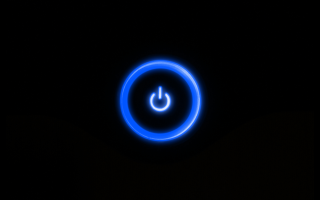 Blue light black background circle 2 - a blue light free wallpaper