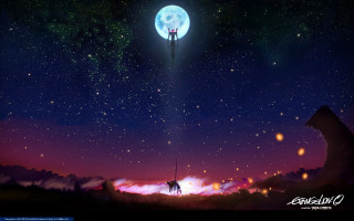 Man horse flying sky moon 2 - a horse free wallpaper
